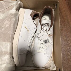 adidas Originals Stan Smith W White Gold Metallic Brown Women Casual Shoe IF7003